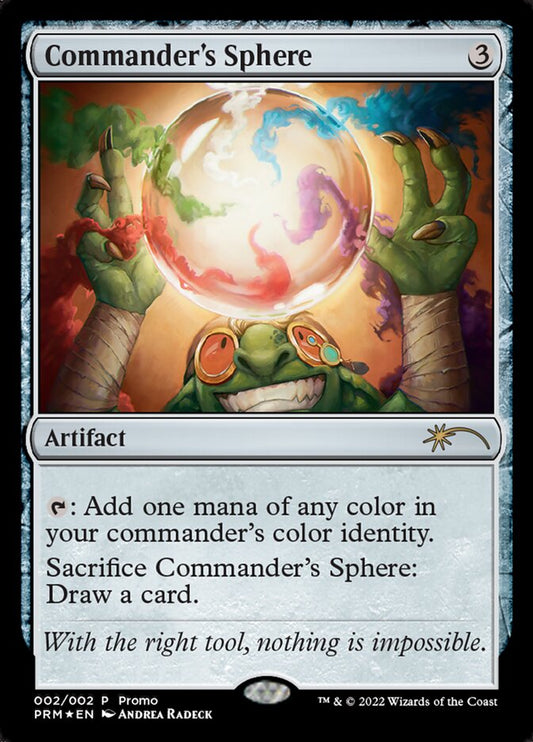 This Is An Image Of The Magic The Gathering Card Commander's Sphere From The Set Duskmourn: House of Horror Commander - Designed By Artist Ryan Alexander Lee