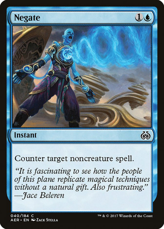 This Is An Image Of The Magic The Gathering Card Negate From The Set Foundations - Designed By Artist Magali Villeneuve