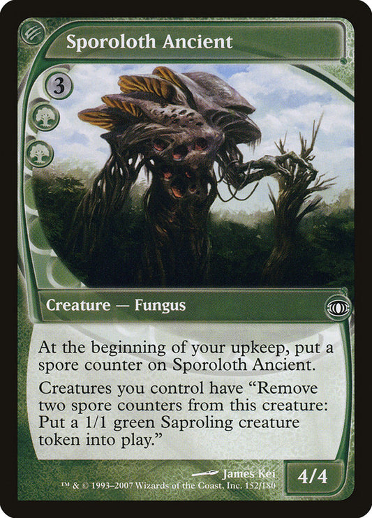 This Is An Image Of The Magic The Gathering Card Sporoloth Ancient From The Set Time Spiral Remastered - Designed By Artist James Kei