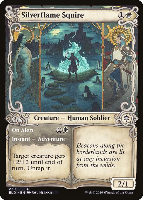 Silverflame Squire // On Alert - FOIL