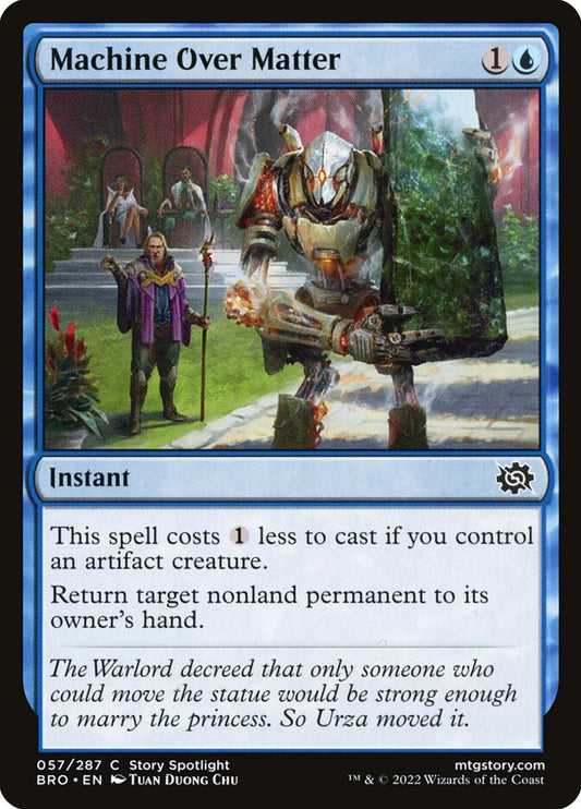 This Is An Image Of The Magic The Gathering Card Machine Over Matter From The Set The Brothers' War - Designed By Artist Tuan Duong Chu