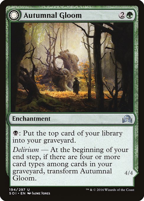 Autumnal Gloom // Ancient of the Equinox - FOIL