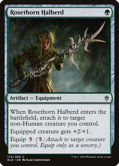 Rosethorn Halberd - FOIL
