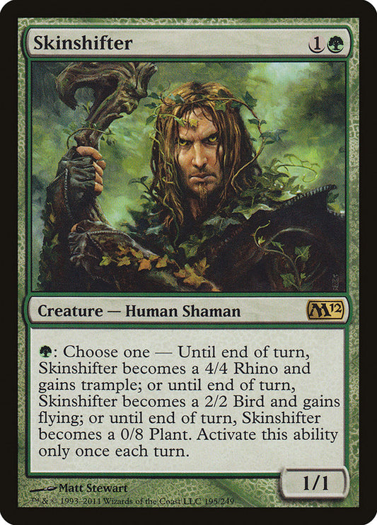 This Is An Image Of The Magic The Gathering Card Skinshifter From The Set Magic 2012 - Designed By Artist Matt Stewart
