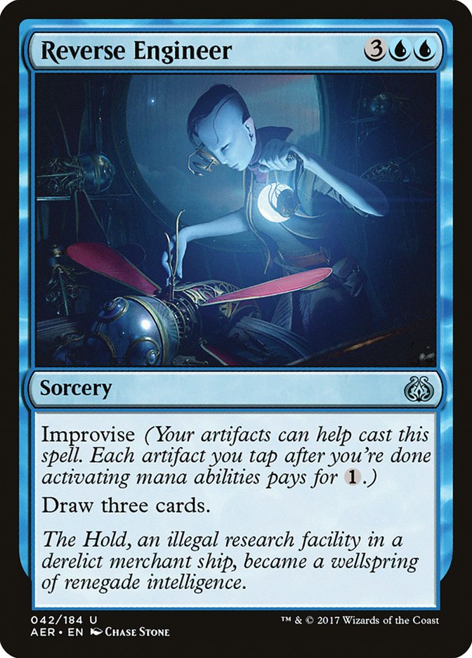 This Is An Image Of The Magic The Gathering Card Reverse Engineer From The Set Commander Masters - Designed By Artist Chase Stone
