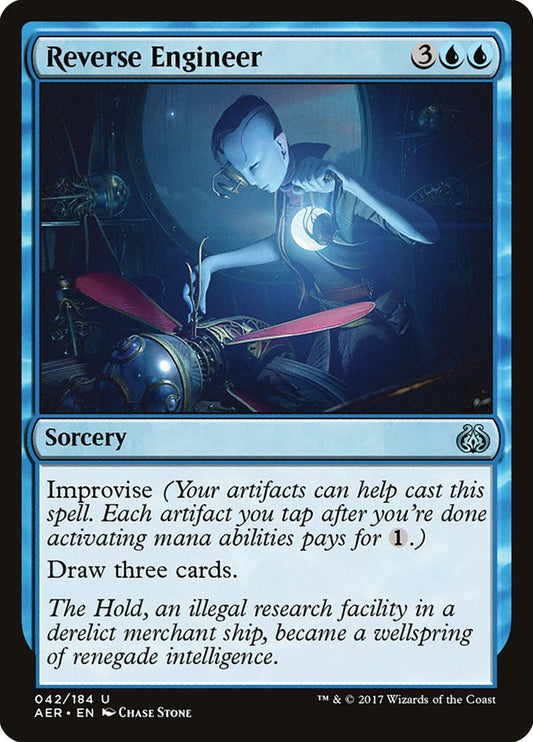 This Is An Image Of The Magic The Gathering Card Reverse Engineer From The Set Commander Masters - Designed By Artist Chase Stone