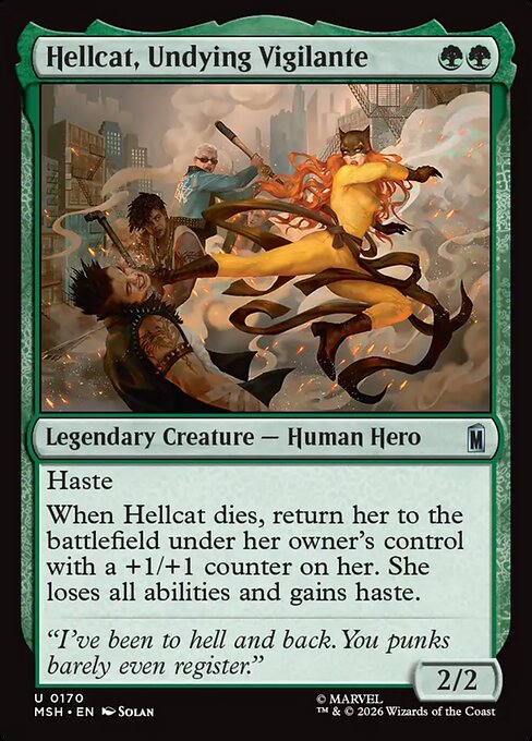 Hellcat, Undying Vigilante - FOIL