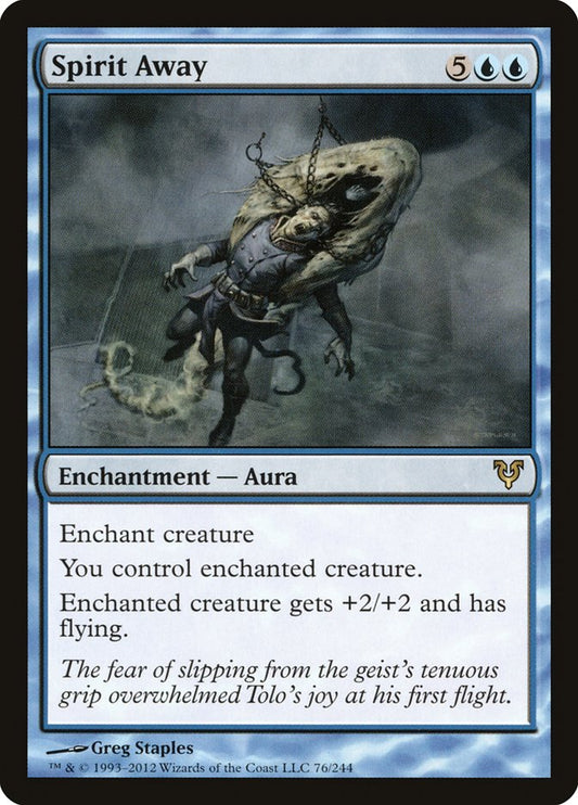 This Is An Image Of The Magic The Gathering Card Spirit Away From The Set Avacyn Restored - Designed By Artist Greg Staples