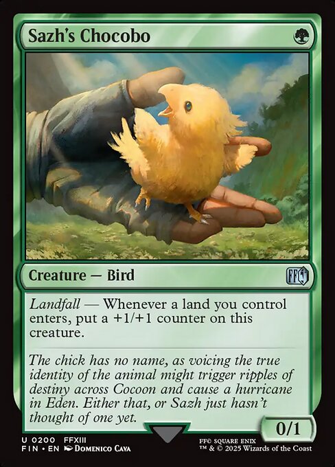 Sazh's Chocobo - FOIL