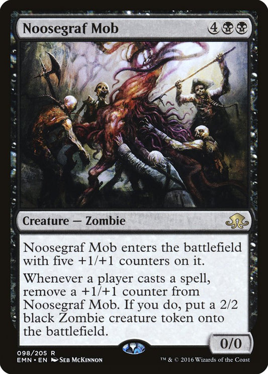 This Is An Image Of The Magic The Gathering Card Noosegraf Mob From The Set Battlebond - Designed By Artist Seb McKinnon
