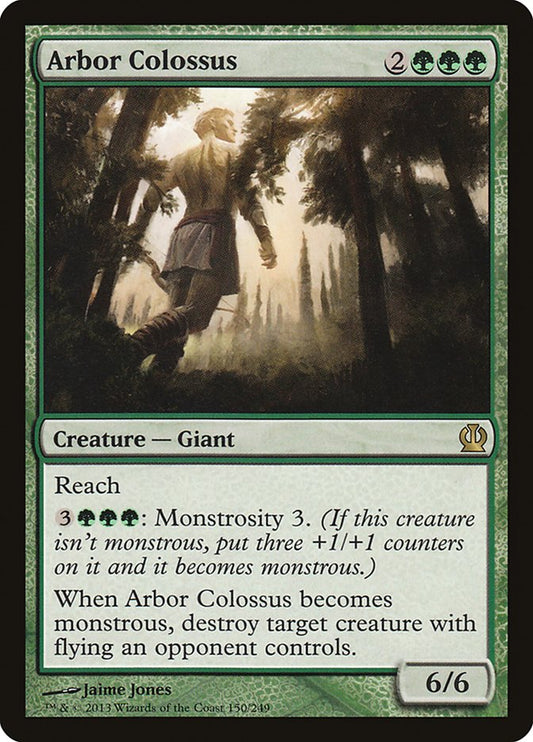 This Is An Image Of The Magic The Gathering Card Arbor Colossus From The Set Commander 2015 - Designed By Artist Jaime Jones