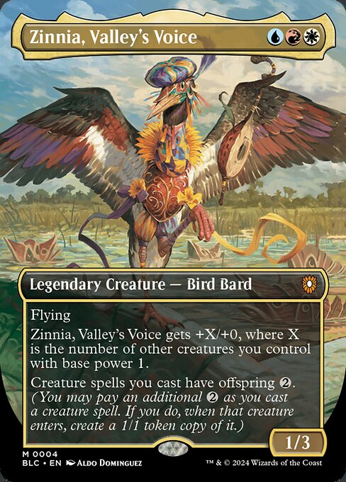 Zinnia, Valley's Voice - FOIL