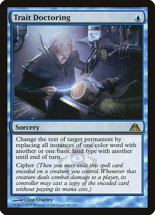 This Is An Image Of The Magic The Gathering Card Trait Doctoring From The Set Dragon's Maze - Designed By Artist Clint Cearley