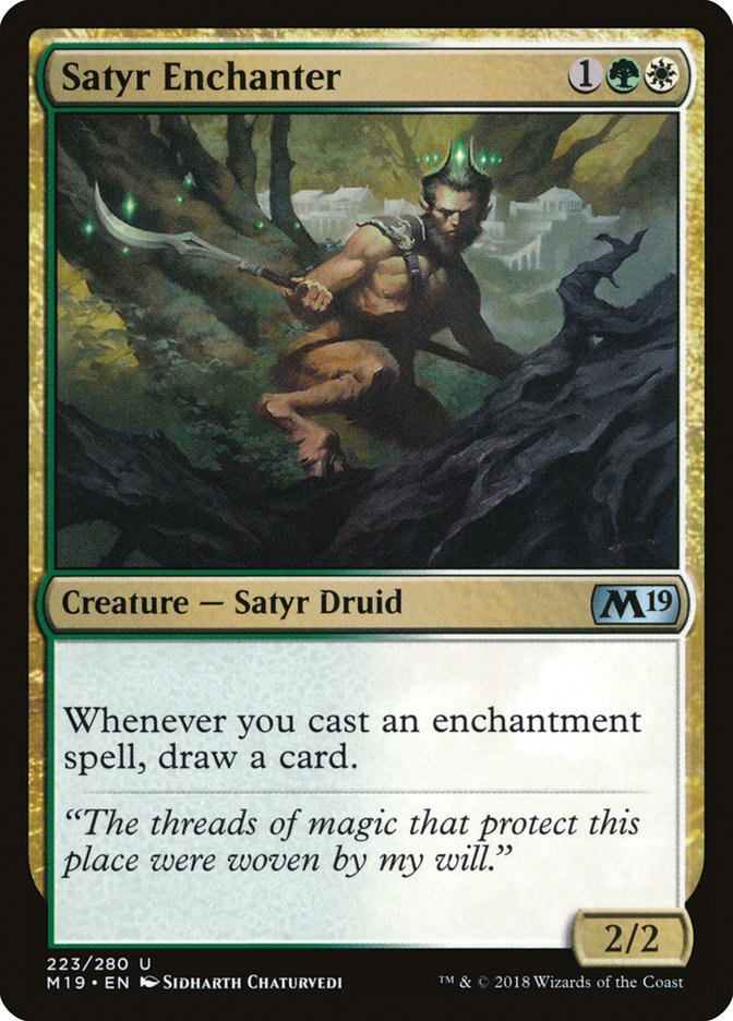 This Is An Image Of The Magic The Gathering Card Satyr Enchanter From The Set Commander Masters - Designed By Artist Sidharth Chaturvedi