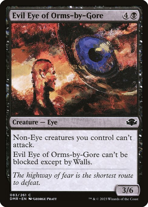 Evil Eye of Orms-by-Gore - FOIL