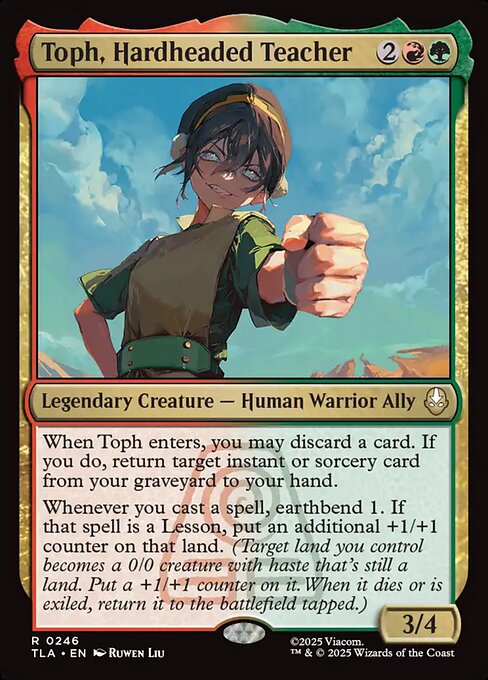 Toph, Hardheaded Teacher - FOIL