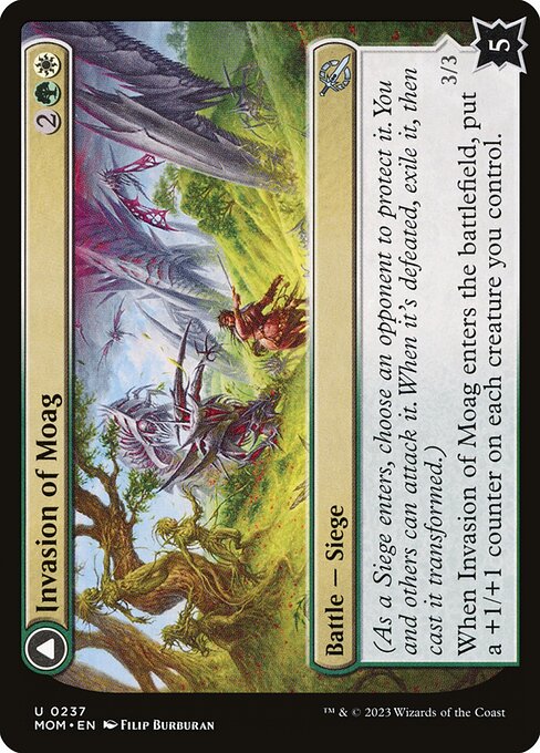 Invasion of Moag // Bloomwielder Dryads - FOIL