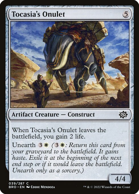 Tocasia's Onulet - FOIL
