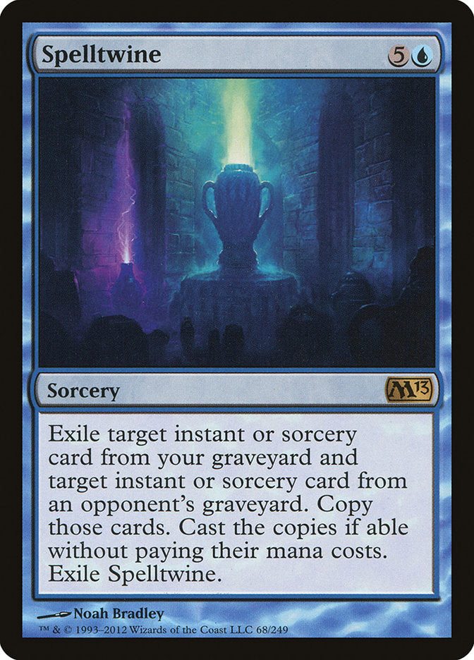This Is An Image Of The Magic The Gathering Card Spelltwine From The Set Commander 2017 - Designed By Artist Noah Bradley