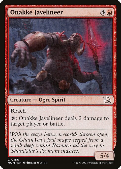 Onakke Javelineer - FOIL