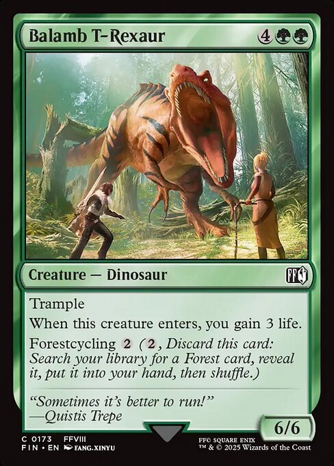Balamb T-Rexaur - FOIL