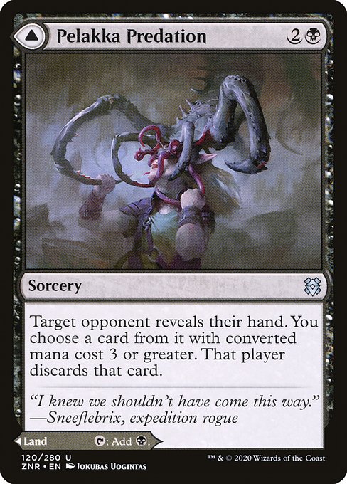 Pelakka Predation // Pelakka Caverns - FOIL