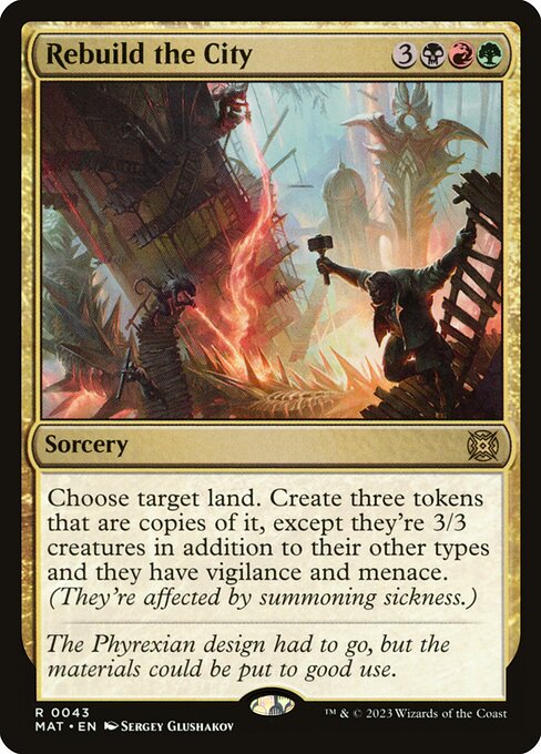 Rebuild the City - FOIL