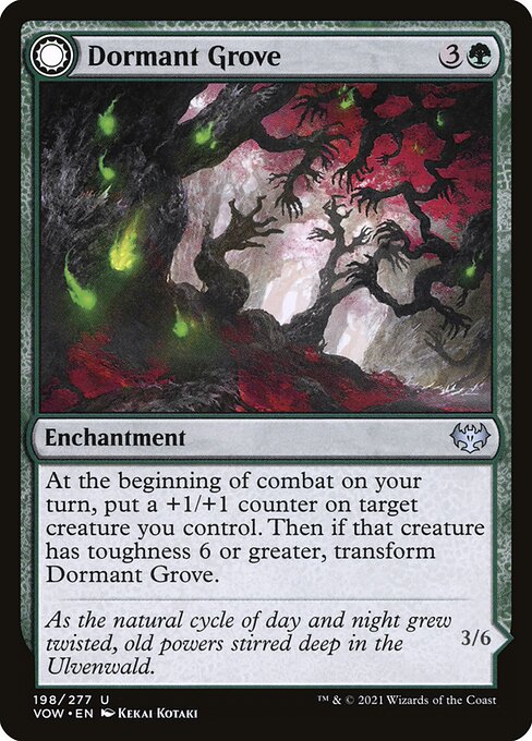 Dormant Grove // Gnarled Grovestrider - FOIL