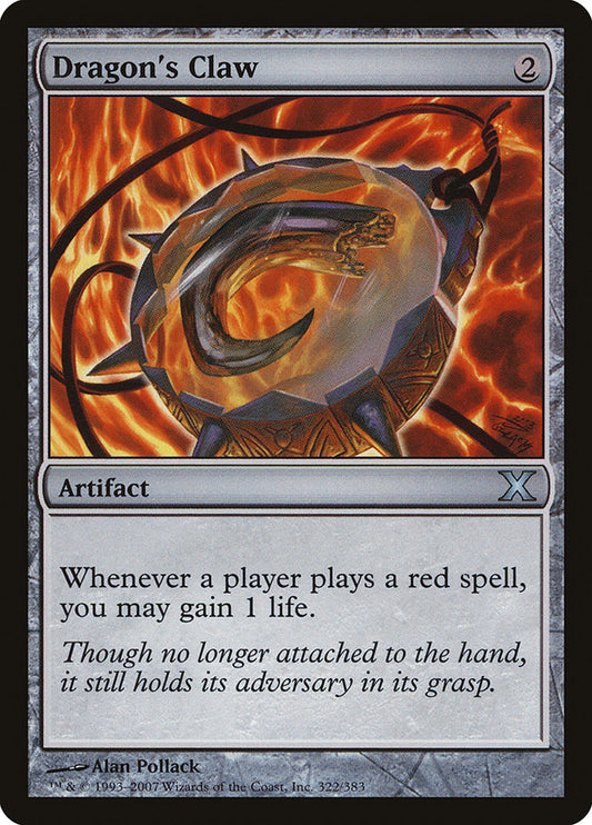 This Is An Image Of The Magic The Gathering Card Dragon's Claw From The Set Magic 2012 - Designed By Artist Alan Pollack