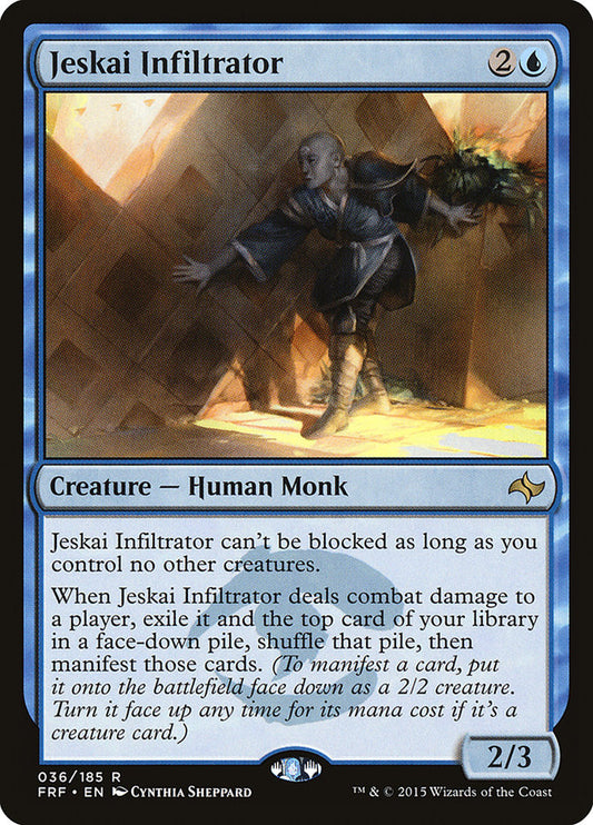 This Is An Image Of The Magic The Gathering Card Jeskai Infiltrator From The Set Commander 2018 - Designed By Artist Cynthia Sheppard