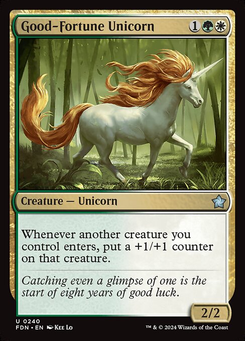 Good-Fortune Unicorn - FOIL