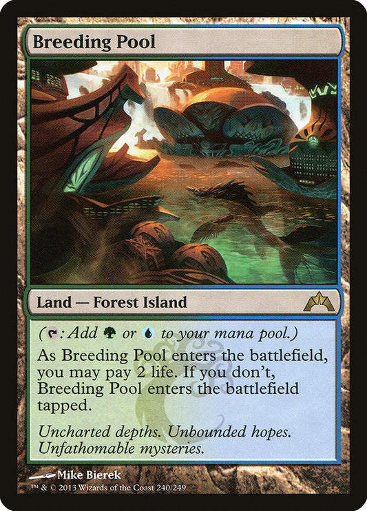This Is An Image Of The Magic The Gathering Card Breeding Pool From The Set Ravnica Remastered - Designed By Artist Rob Alexander
