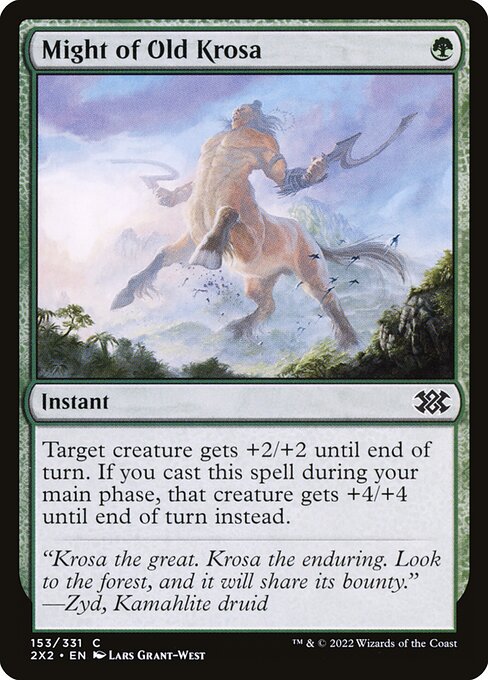 Might of Old Krosa - FOIL