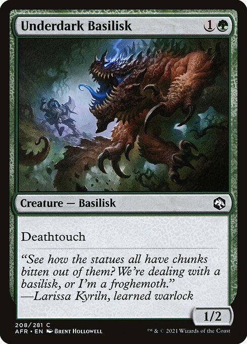 Underdark Basilisk - FOIL