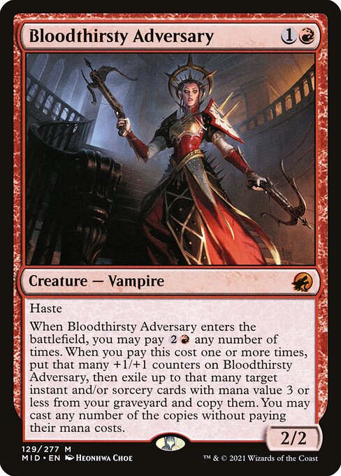 Bloodthirsty Adversary - FOIL