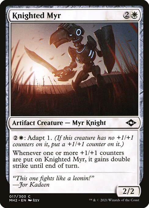 Knighted Myr - FOIL