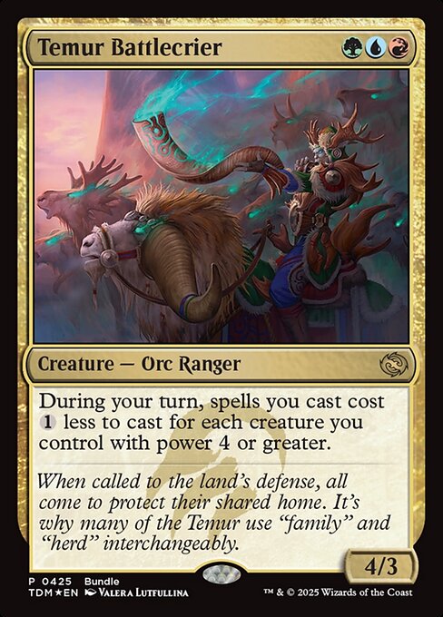 Temur Battlecrier - FOIL
