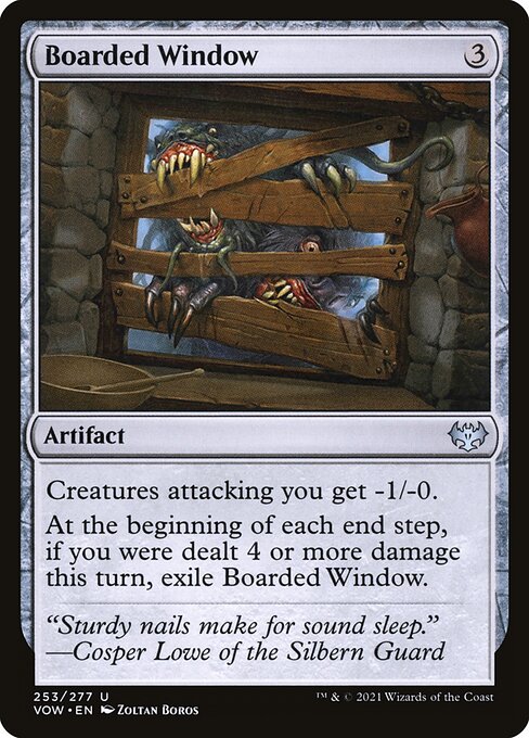 Boarded Window - FOIL