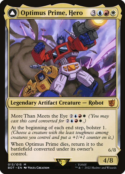 Optimus Prime, Hero // Optimus Prime, Autobot Leader - FOIL
