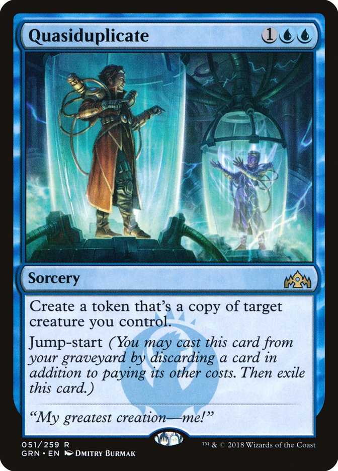 This Is An Image Of The Magic The Gathering Card Quasiduplicate From The Set Ravnica Remastered - Designed By Artist Dmitry Burmak