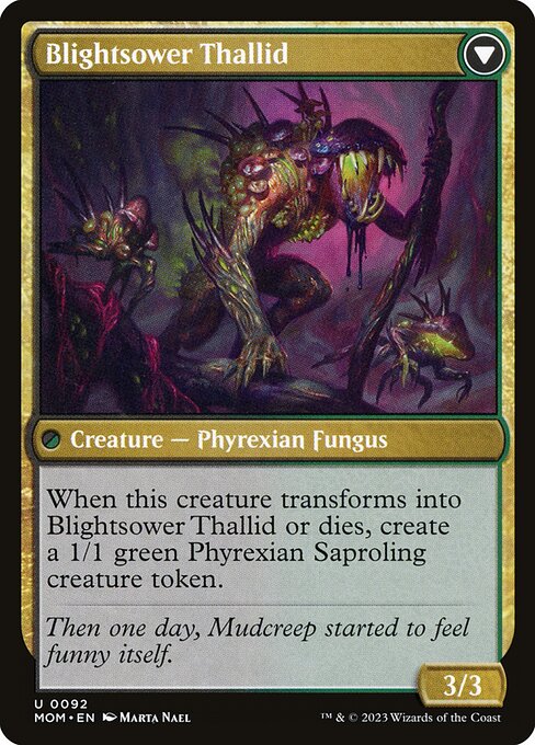 Blightreaper Thallid // Blightsower Thallid - FOIL