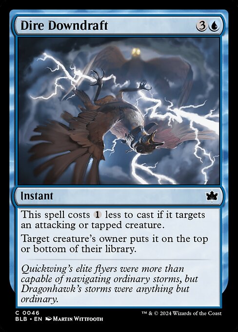 Dire Downdraft - FOIL