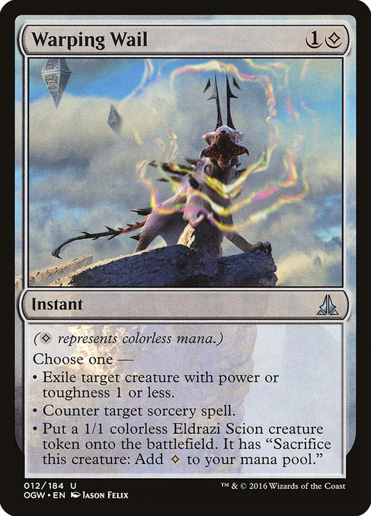This Is An Image Of The Magic The Gathering Card Warping Wail From The Set Commander Masters - Designed By Artist Jason Felix