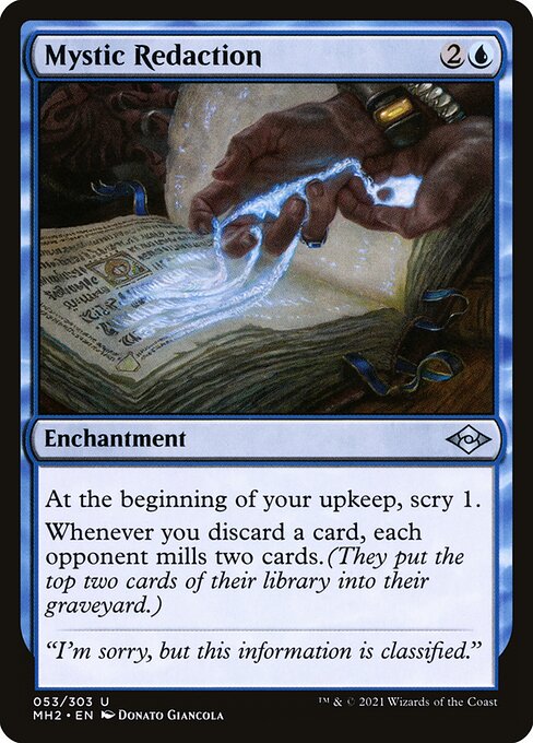 Mystic Redaction - FOIL
