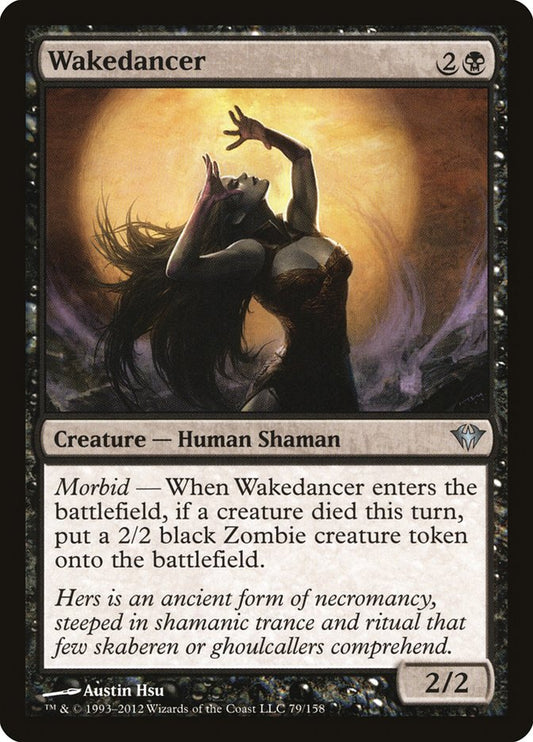 This Is An Image Of The Magic The Gathering Card Wakedancer From The Set Eternal Masters - Designed By Artist Austin Hsu