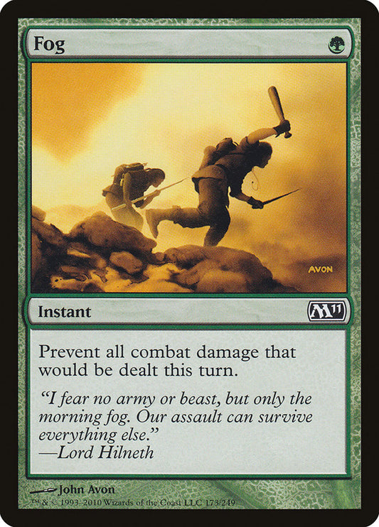 This Is An Image Of The Magic The Gathering Card Fog From The Set Eternal Masters - Designed By Artist Jaime Jones