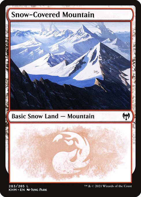 Snow-Covered Mountain - FOIL