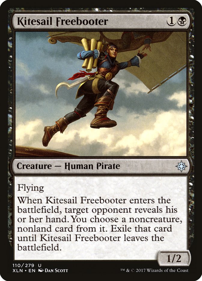 This Is An Image Of The Magic The Gathering Card Kitesail Freebooter From The Set Core Set 2021 - Designed By Artist Dan Murayama Scott
