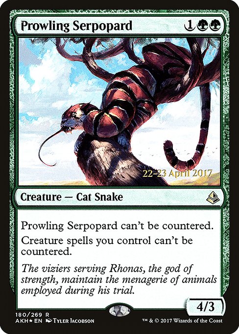 Prowling Serpopard - FOIL