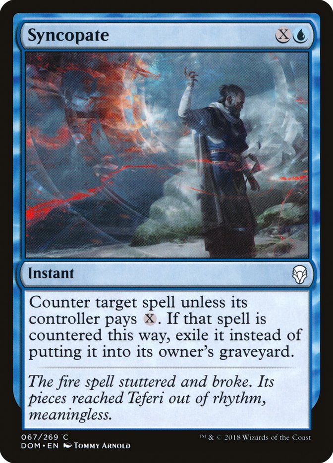 This Is An Image Of The Magic The Gathering Card Syncopate From The Set Innistrad Remastered - Designed By Artist Marta Nael